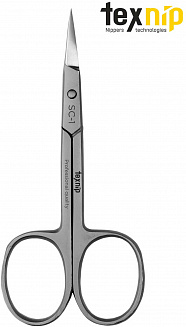 TexNip. Ножницы для кутикулы, длина 96 мм. Ручная заточка.