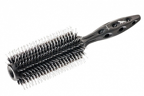 Термобрашинг для волос Y.S.park 580 Carbon Tiger Brush, диаметр- 60 мм, натуральная щетина кабана и нейлон, ручка-карбон