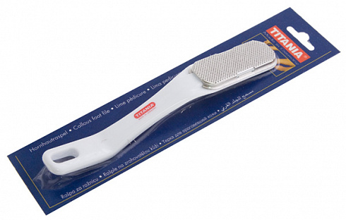 Рашпиль для ног с изогнутой ручкой TITANIA