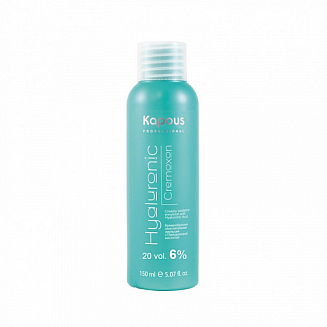 Кремообразная окислительная эмульсия Kapous laquo;Hyaluronic Cremoxonraquo; с Гиалуроновой кислотой 6%, 150 мл