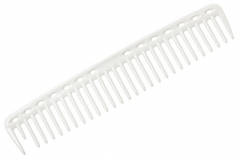 Расчёска редкозубая Y.s.park 452 white, белая, термостойкая, 20 см