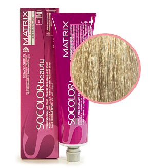 Краска для волос Matrix Socolor Beauty 10MM, очень светлый блондин глубокий мокка, перманентная, 90 мл