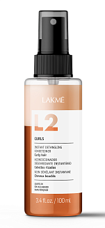 Кондиционер двухфазный Lakme L2 Curls, арт. 45533, для экспресс-ухода за кудрявыми волосами,100 мл