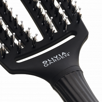 Щетка для волос Fingerbrush Care Iconic BoarNylon Black M